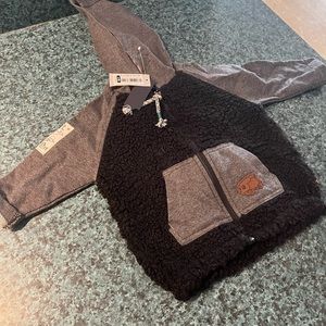 Sherpa baby hoodie